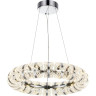 Люстра ODEON LIGHT MIRAGE L-VISION ODL24 455 LED 128W 4000K 7847лм металл акрил, хром 5029/128L