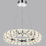 Люстра ODEON LIGHT MIRAGE L-VISION ODL24 455 LED 128W 4000K 7847лм металл акрил, хром 5029/128L