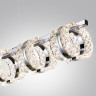 Люстра ODEON LIGHT MIRAGE L-VISION ODL24 455 LED 40W 4000K 2453лм металл акрил, хром 5029/40L