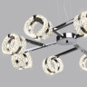 Люстра ODEON LIGHT MIRAGE L-VISION ODL24 455 LED 53W 4000K 3744лм металл акрил, хром 5029/53L