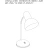 Настольная лампа ODEON LIGHT FLIP 2591/1T