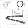 Подвесная люстра ODEON LIGHT L-VISION ODL23 423 4000K 3200Лм SERPA 5010/129L