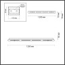 Универсальное основание ODEON LIGHT HIGHTECH ODL23 165 1200мм MOLTO античная бронза 4346/120